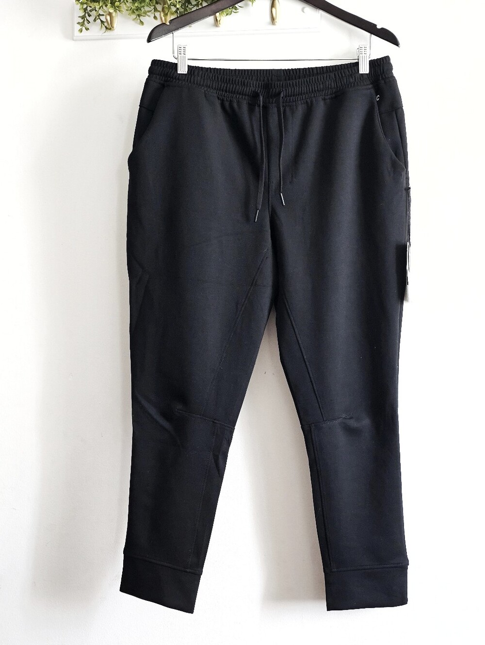Kenneth Cole Active Black Jogger Pants XL NWT Moisture Wicking Stretch